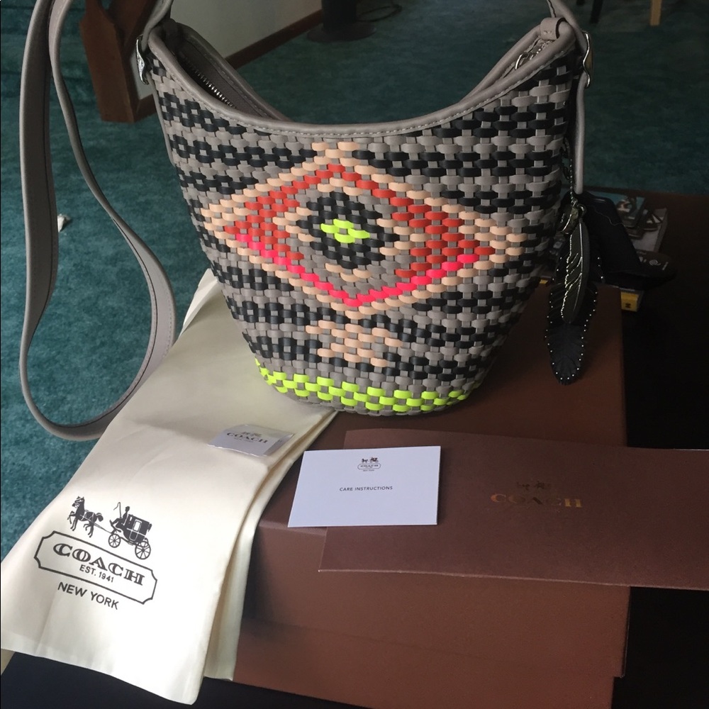 Limited Edition Coach Dreamweaver Leather Mini Duffle Bag
